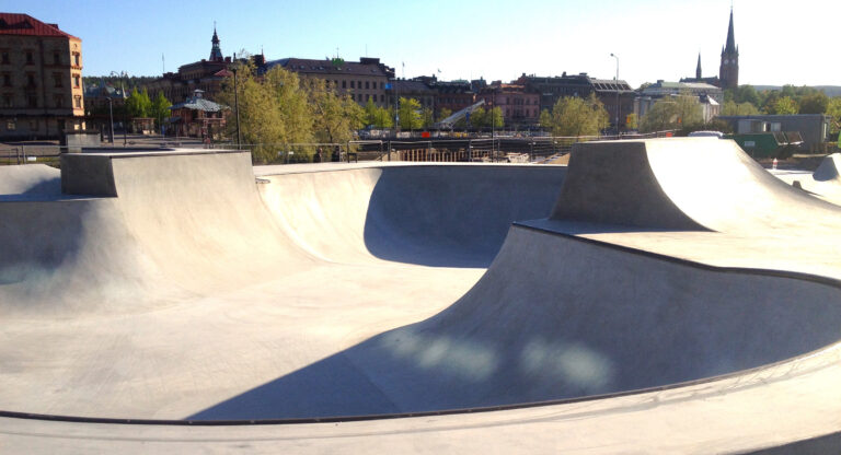 Skatepark i Sundsvall Norge, bowl